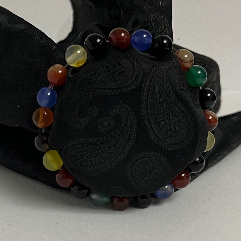 Multi Colored Beaded Bracelet - image 1